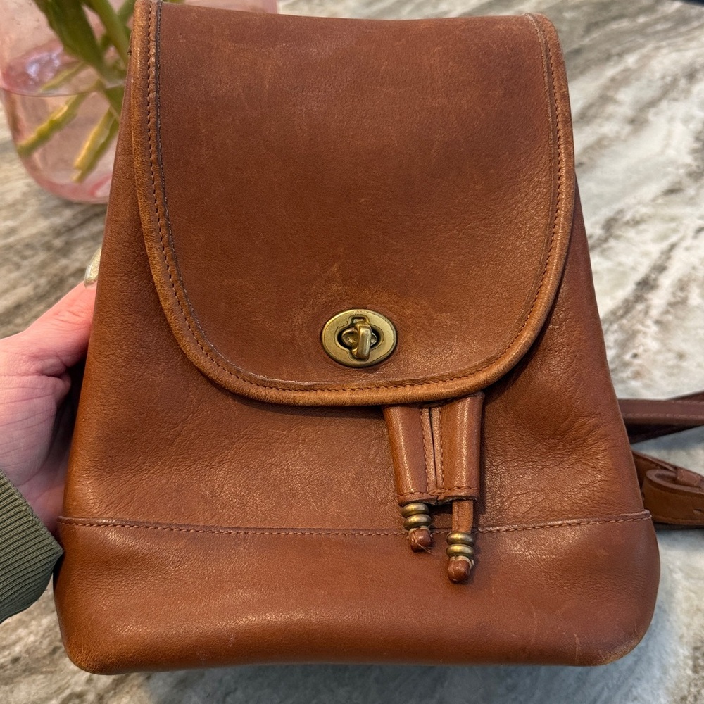 Vinatage Coach Backpack - Picture 2 of 13